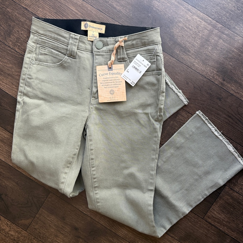 Democracy 'Ab' Tech High Waist Crop Bootcut Jeans